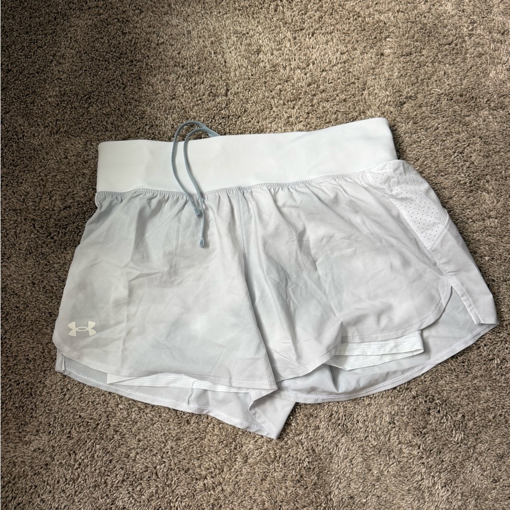Under Armour Women's Light Gray Athletic Shorts